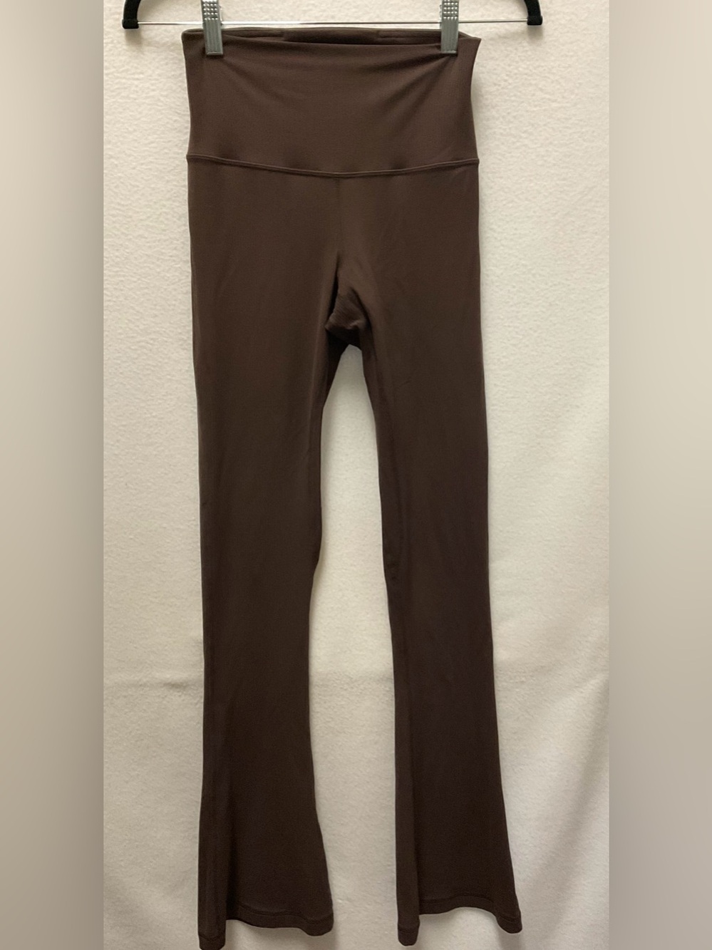 lululemon Brown Ribbed High Waist Flare Leggings